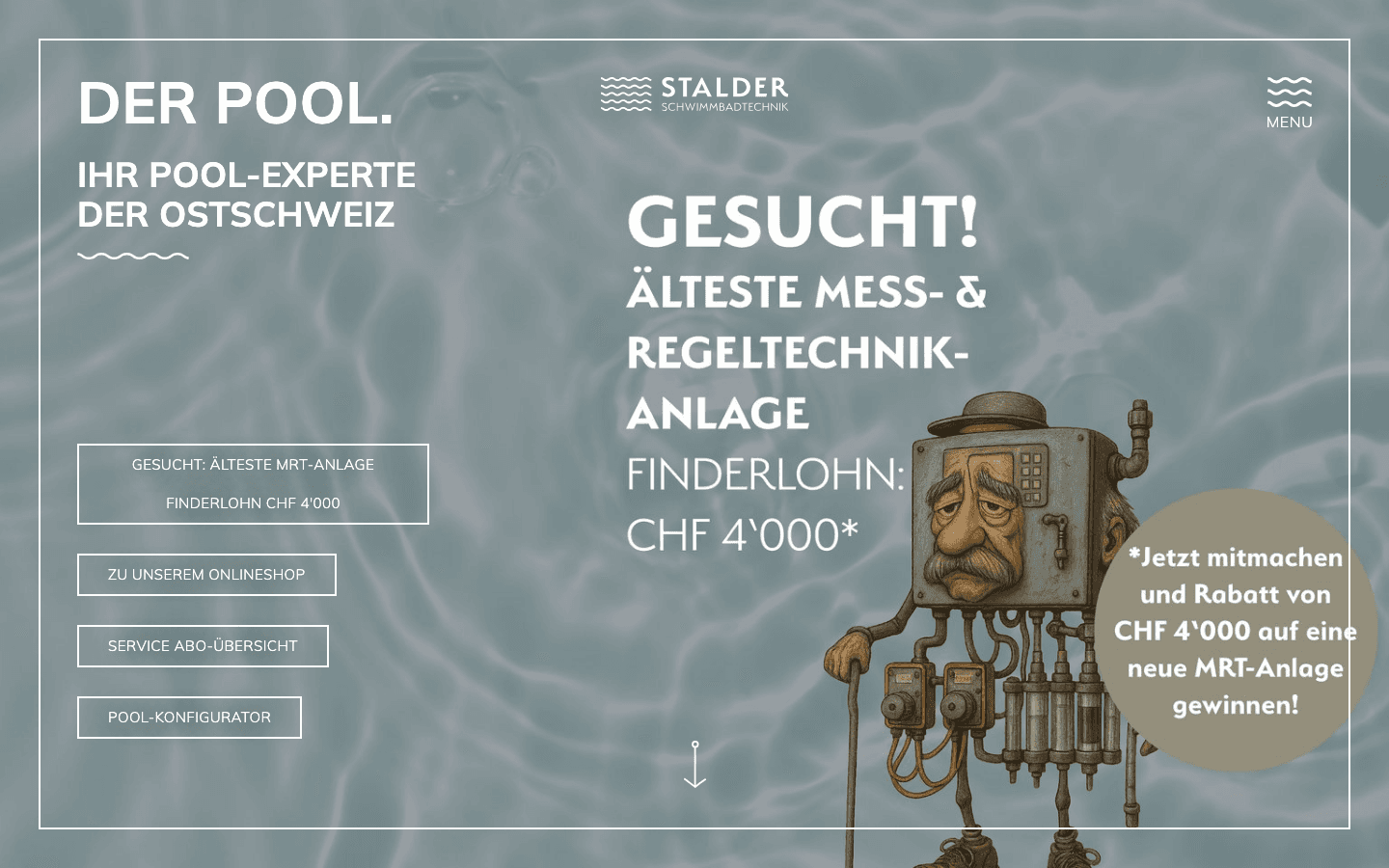 Heute · stalder-pool.ch
